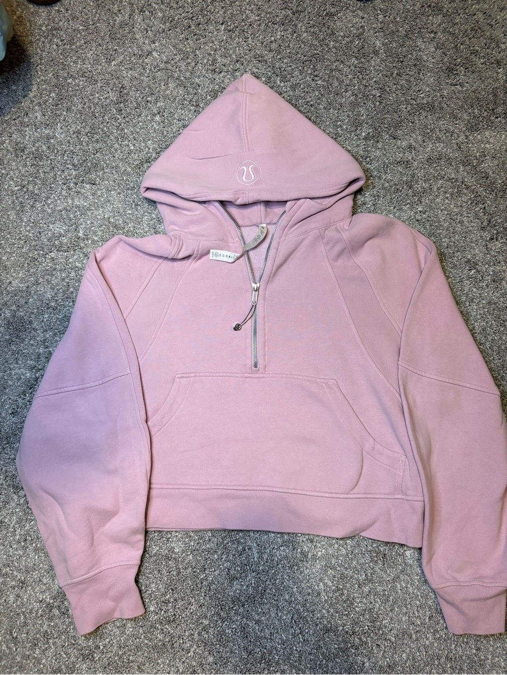 Lululemon Pink Half Zip Scuba M/L